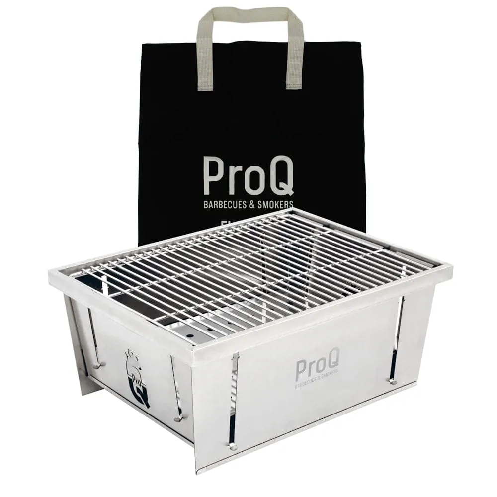 ProQ Flatdog | Fold-Flat Portable Charcoal BBQ