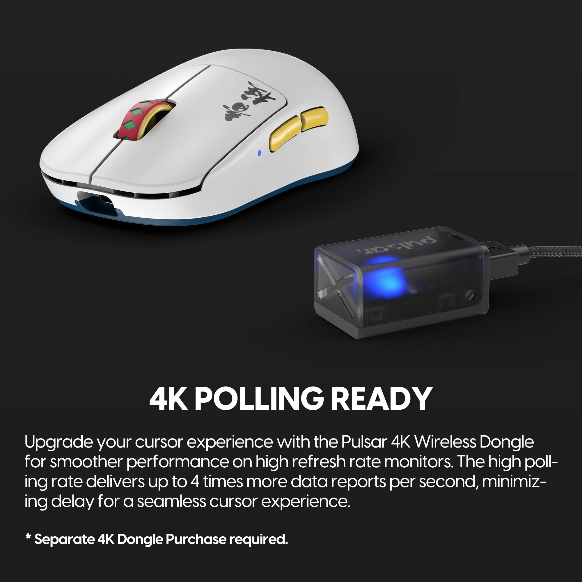 Pulsar X2H Wireless Gaming Mouse - Uzui Tengen Limited Edition