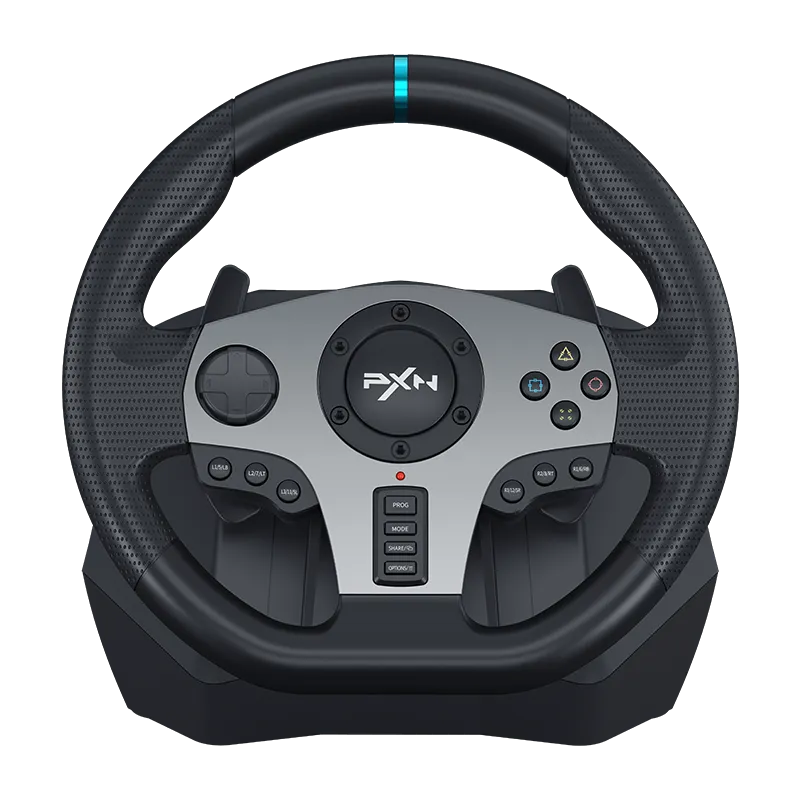 PXN V9 Race Steering Wheel with 3 Pedals and Gear Shifter