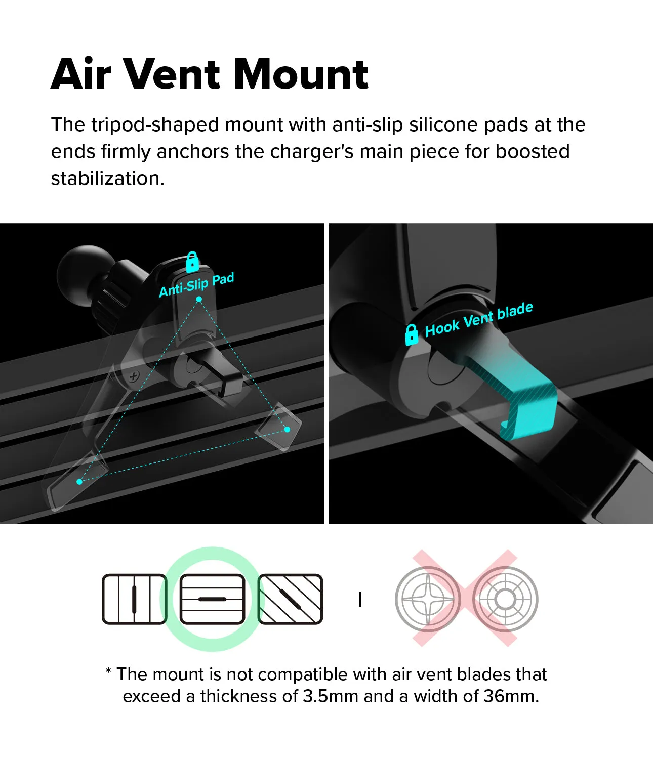 Qi2 Peltier Magnetic Car Charger Mount