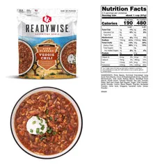 Readywise High Plateau Veggie Chili Soup (Vegan)