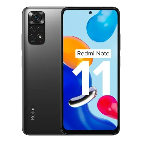 Redmi Note 11 (Space Black, 4GB RAM, 64GB Storage)|90Hz FHD  AMOLED Display | Qualcomm® Snapdragon™ 680-6nm | 33W Charger Included