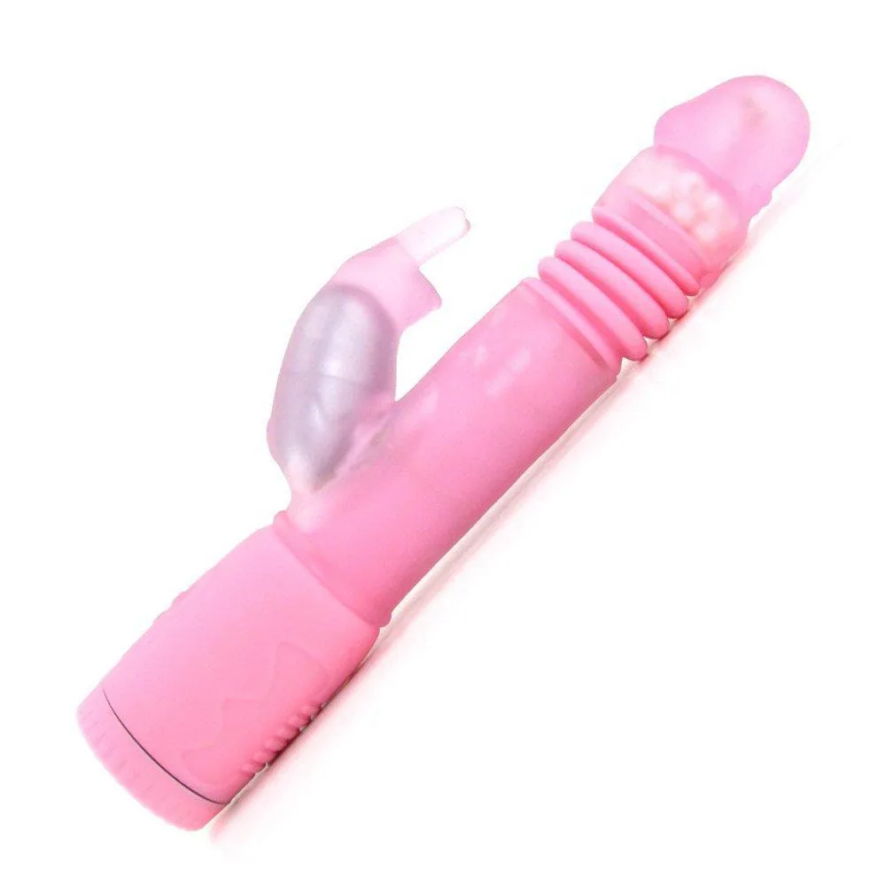 Remote Control Thrusting Rabbit Pearl Vibrator