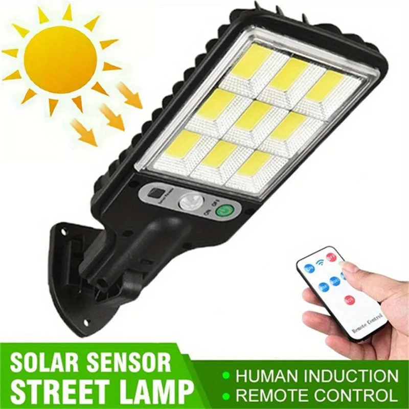 Remote Controlled Solar Security Light for Garden and Garage