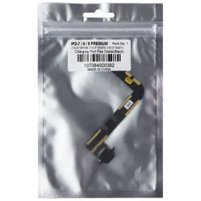 Repair Part Charge Port Flex Cable (Black) for iPad 7/8/9 - iPad 10.2 2019-2020