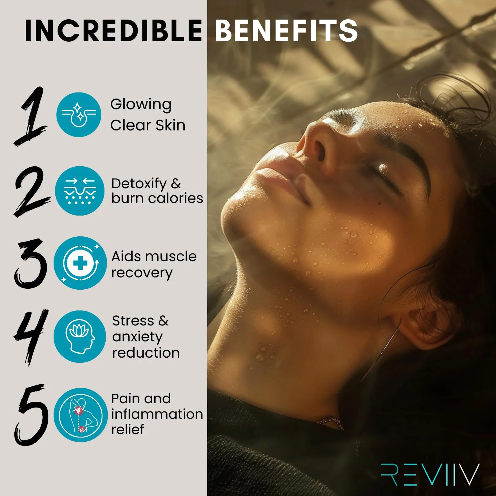 REVIIV Infrared Sauna Blanket Portable Detox and Wellness Solution