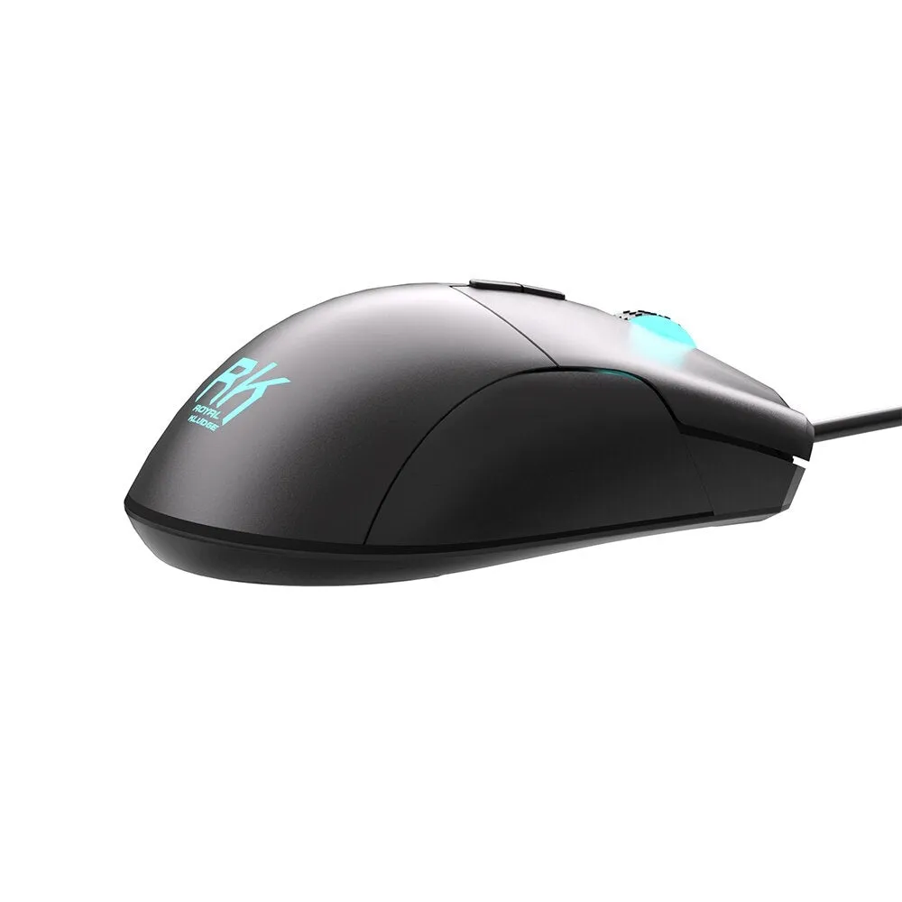 Royal Kludge RK168 6200 DPI RGB Ambidextrous Gaming Mouse with 4 Programmable Buttons for PC