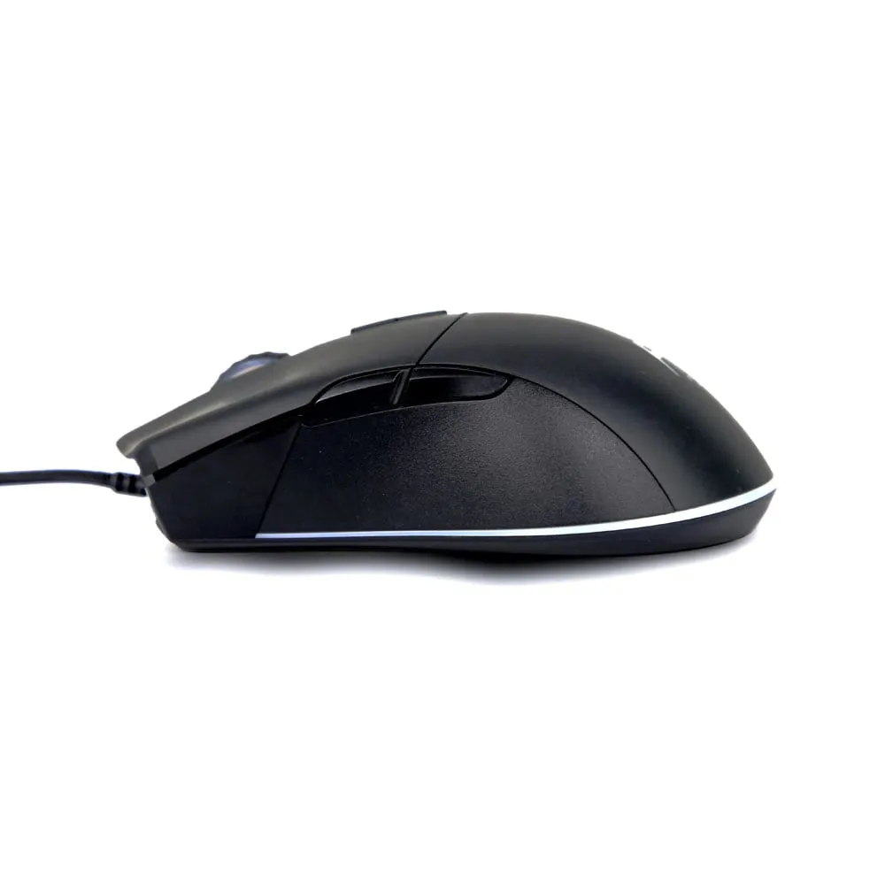 Royal Kludge RK168 6200 DPI RGB Ambidextrous Gaming Mouse with 4 Programmable Buttons for PC