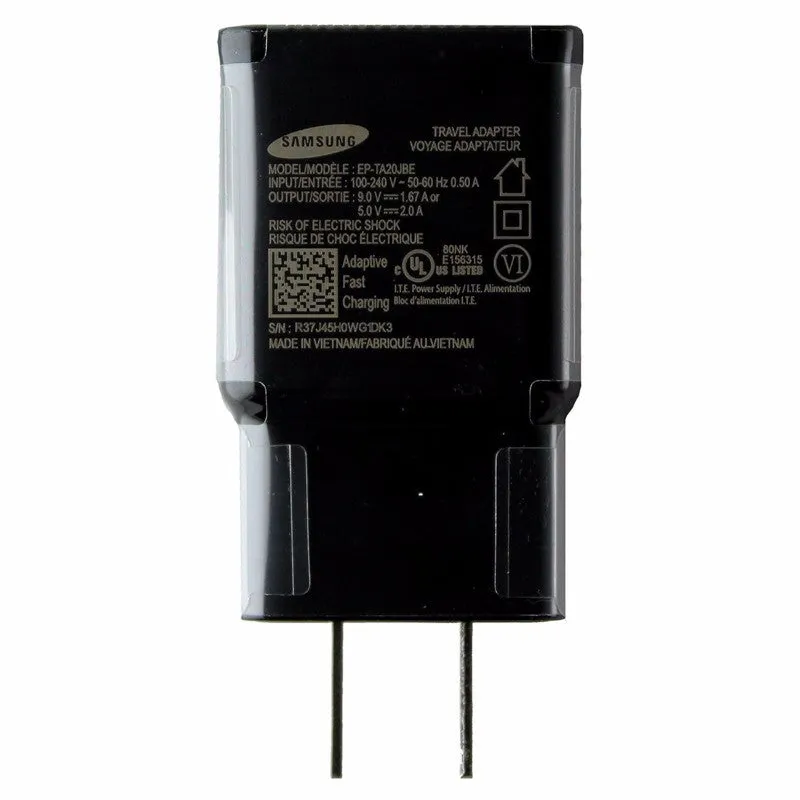 Samsung (EP-TA20JBE) Wall Adapter with a Single 2A USB Port - Black