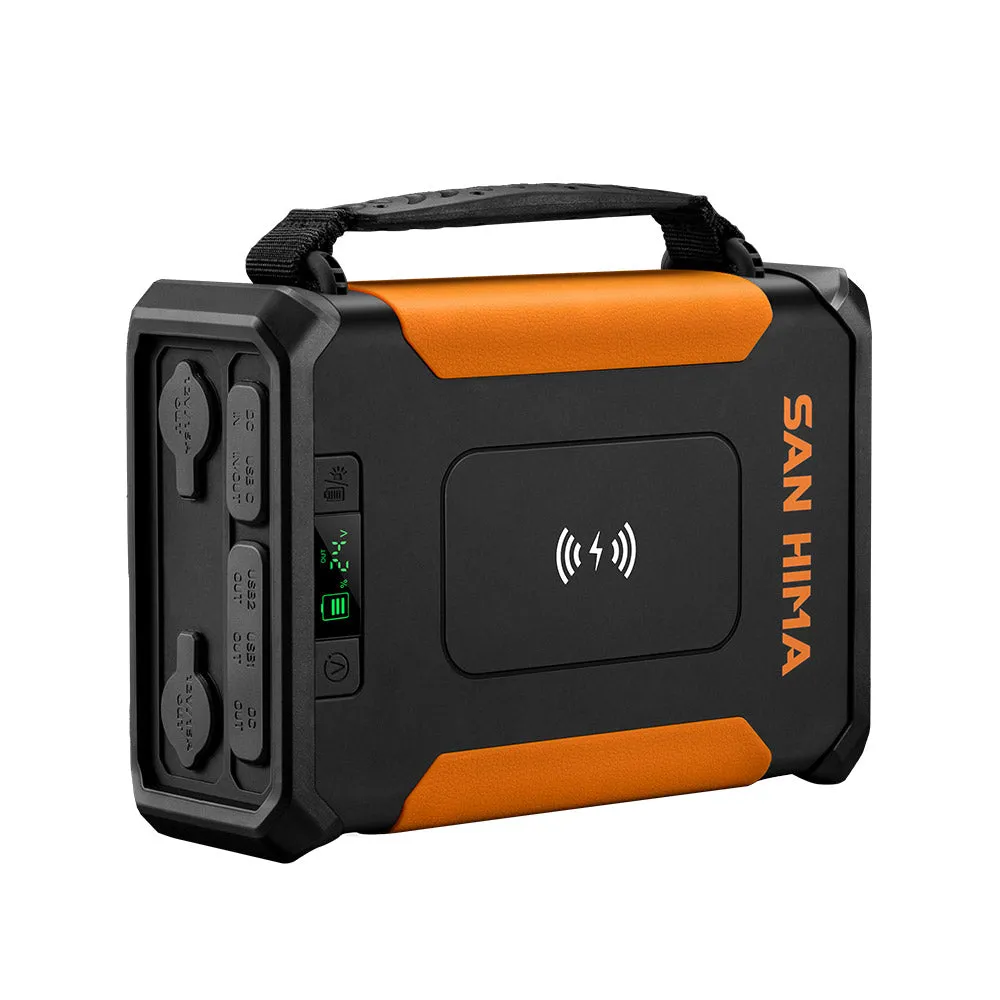 San Hima 24Ah Lithium Portable Power Pack Build-in LED Lights Camping Outdoor