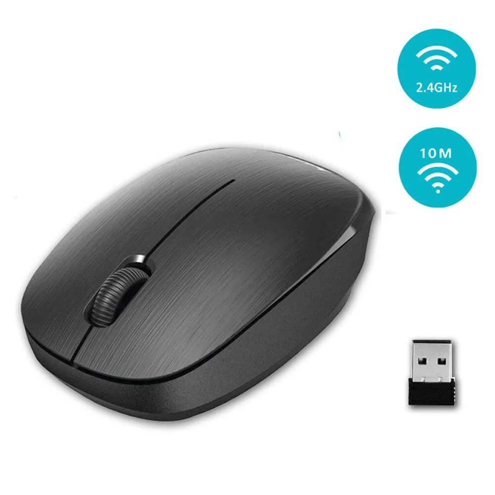 Sansai Ergonomic Wireless Optical Mouse 2.4GHz (Black)