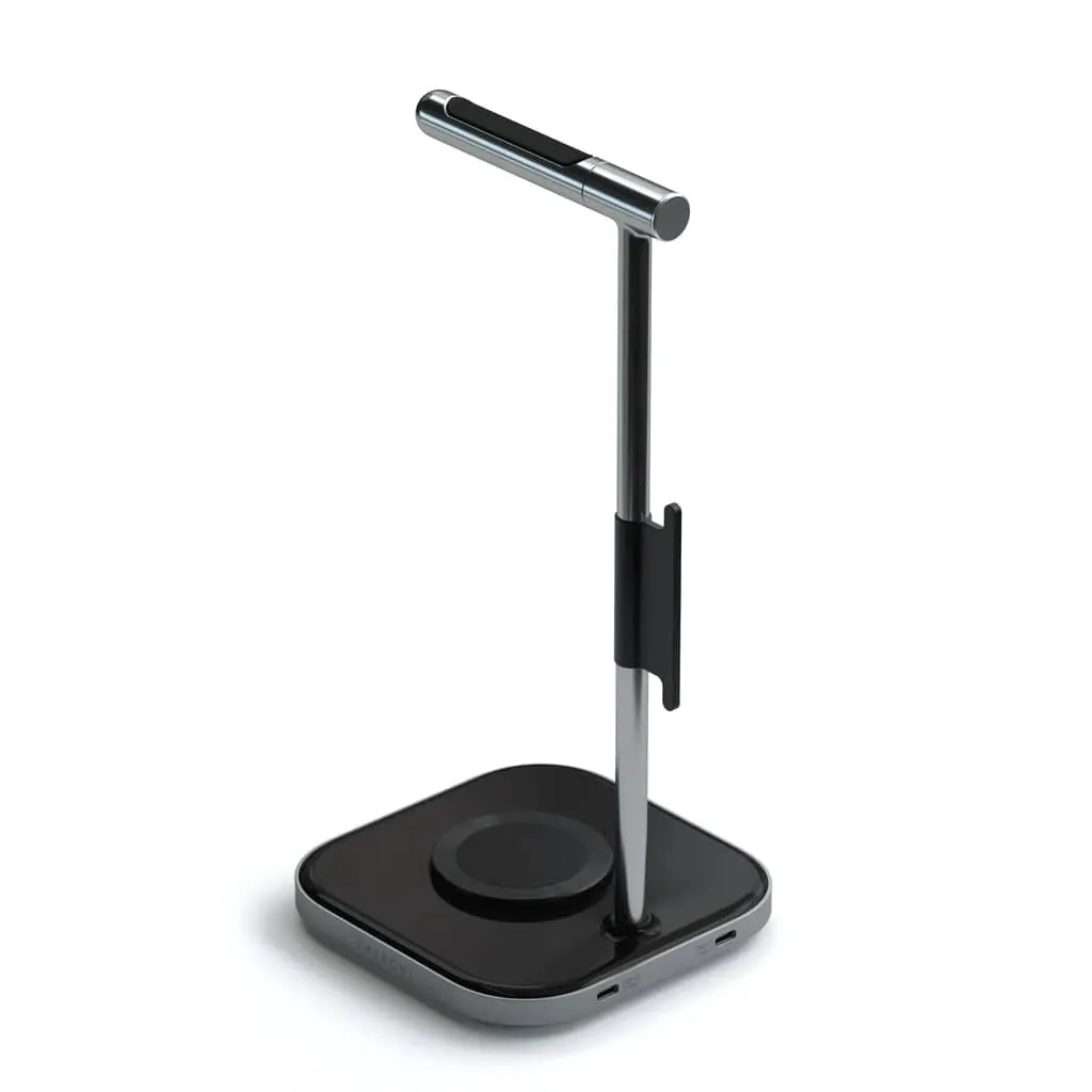 Satechi 2-in-1 Headphone Stand with Wireless Charger