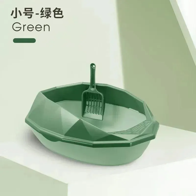 Semi-Closed Reusable Anti-Splash Cat Litter Box