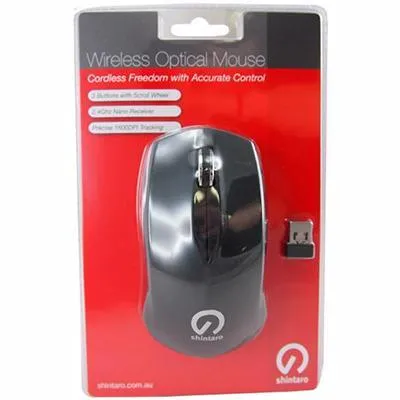 Shintaro 3 Button Wireless Rf Mouse