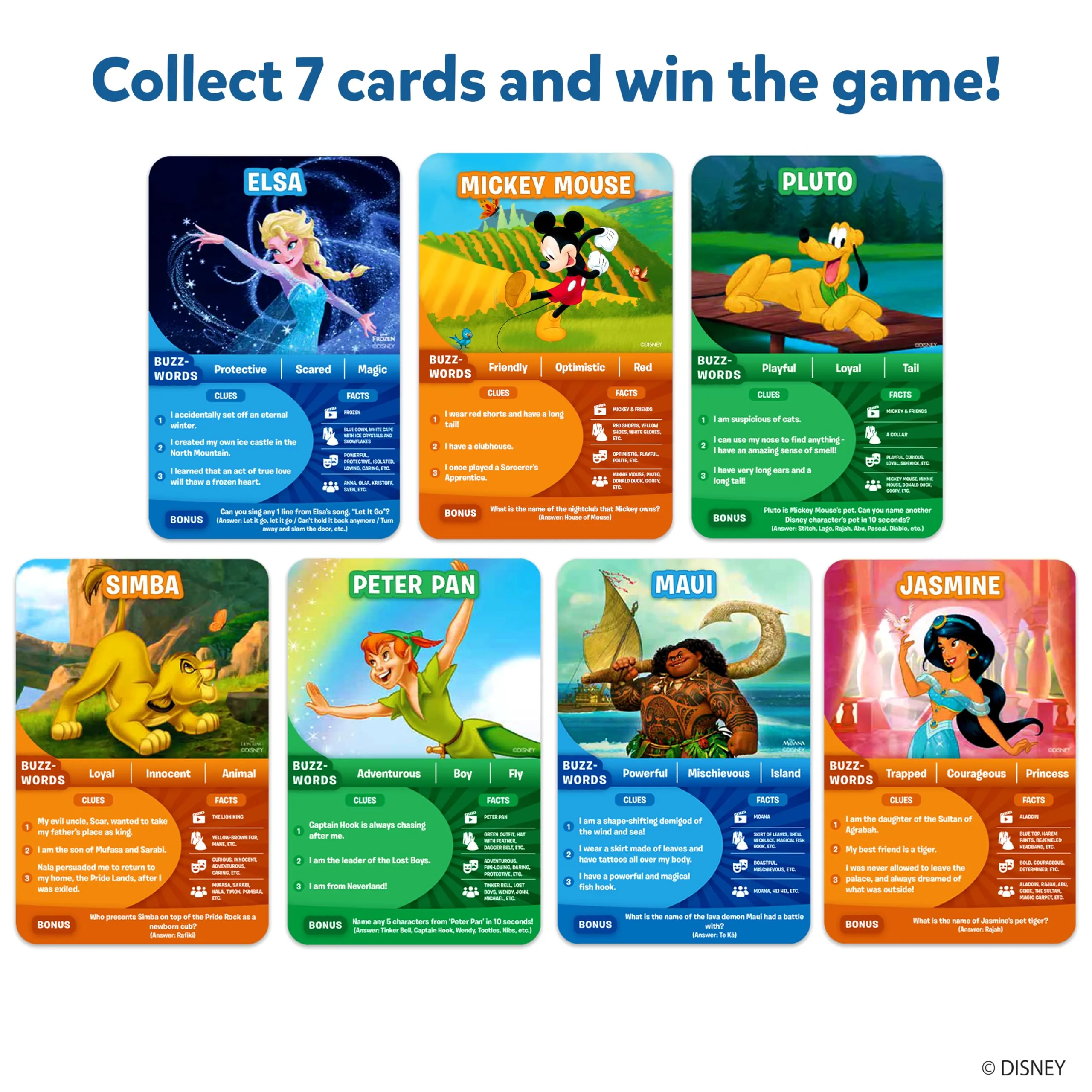 Skillmatics Disney Card Game - Guess in 10, Gifts for Ages 6 and Up, Super Fun Mickey Mouse, Lion King Game for Kids