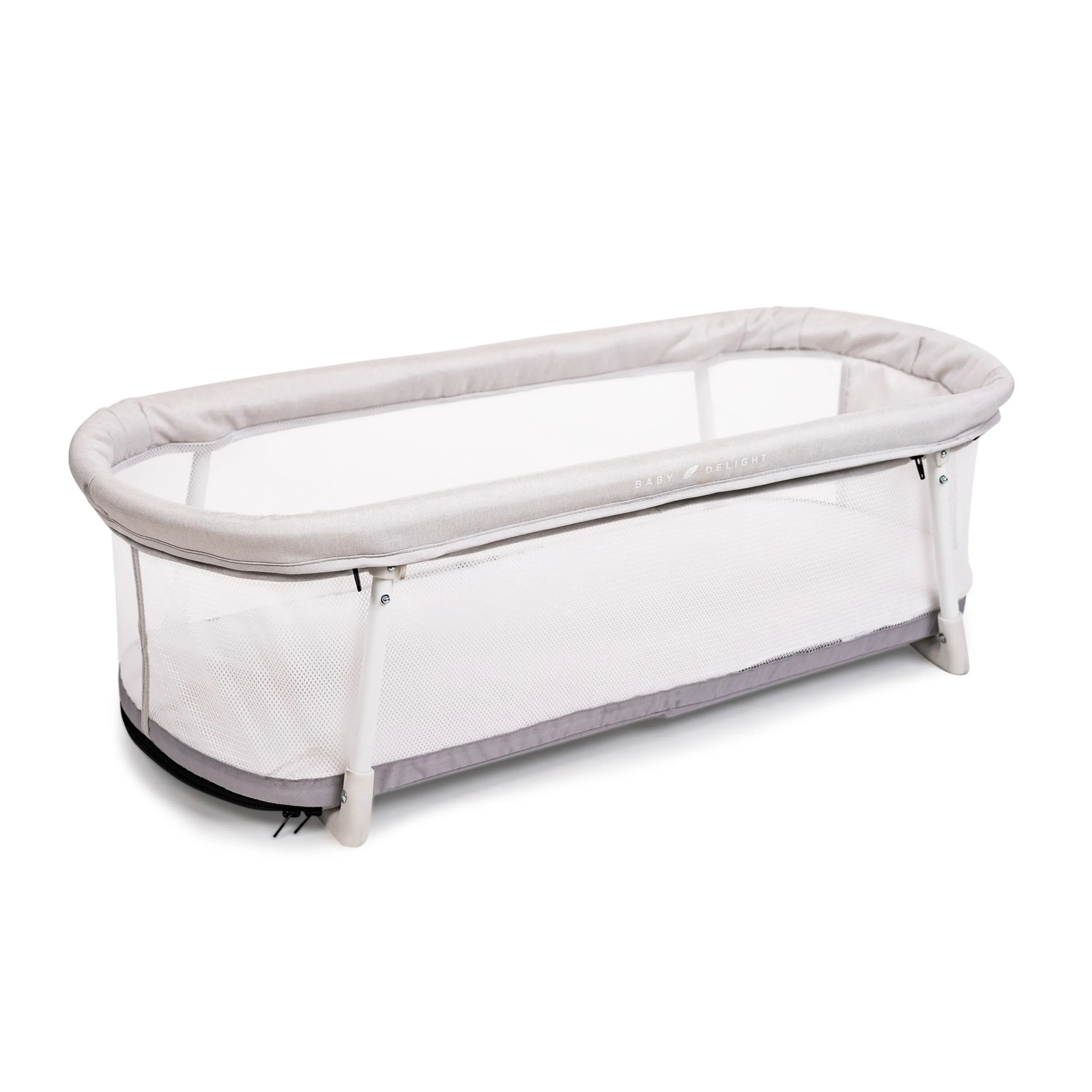 Snuggle Nest™ Portable Bassinet-Driftwood Grey