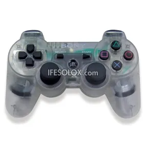 Sony PS3 DualShock 3 Game Controller (Transparent) - Brand New