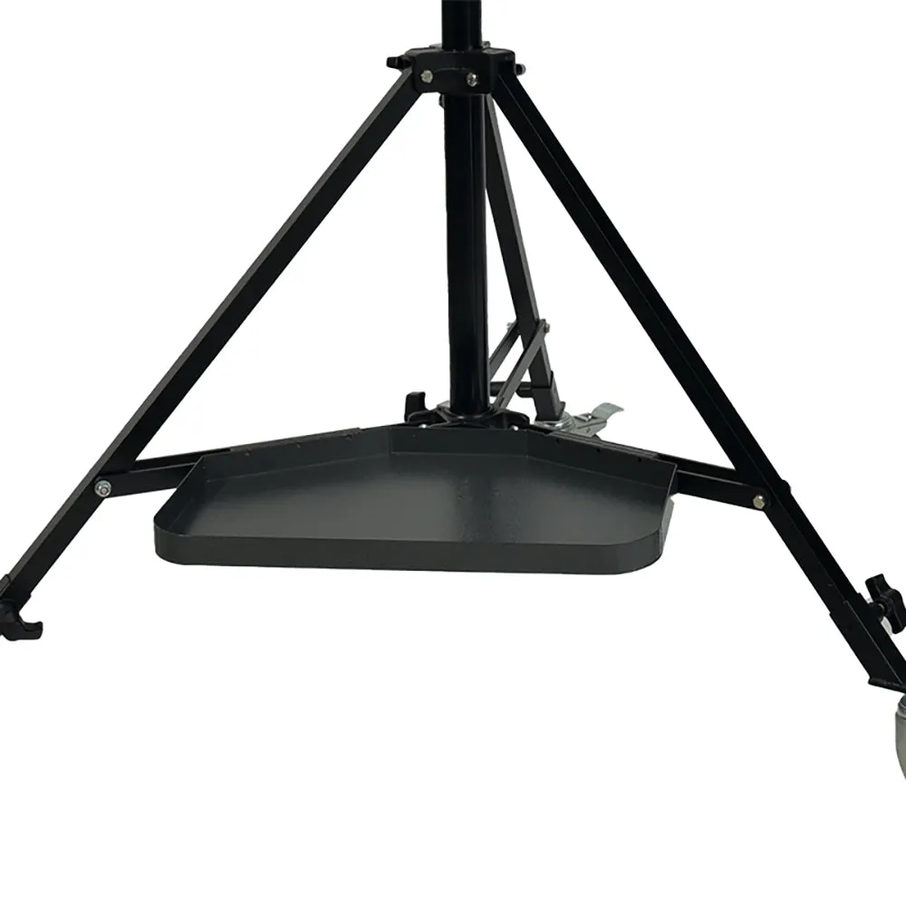 Spectrum LumiWiz 200cm Studio Roller Stand with Vesa Mount and Shelves