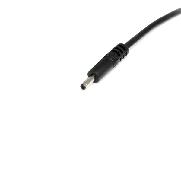 Startech.Com 3 Ft. (0.9 M) Usb To Type H Barrel 5V Dc Power Cable - Usb To 3.4Mm Power Cable - 5V Dc Type H - Black - Bl