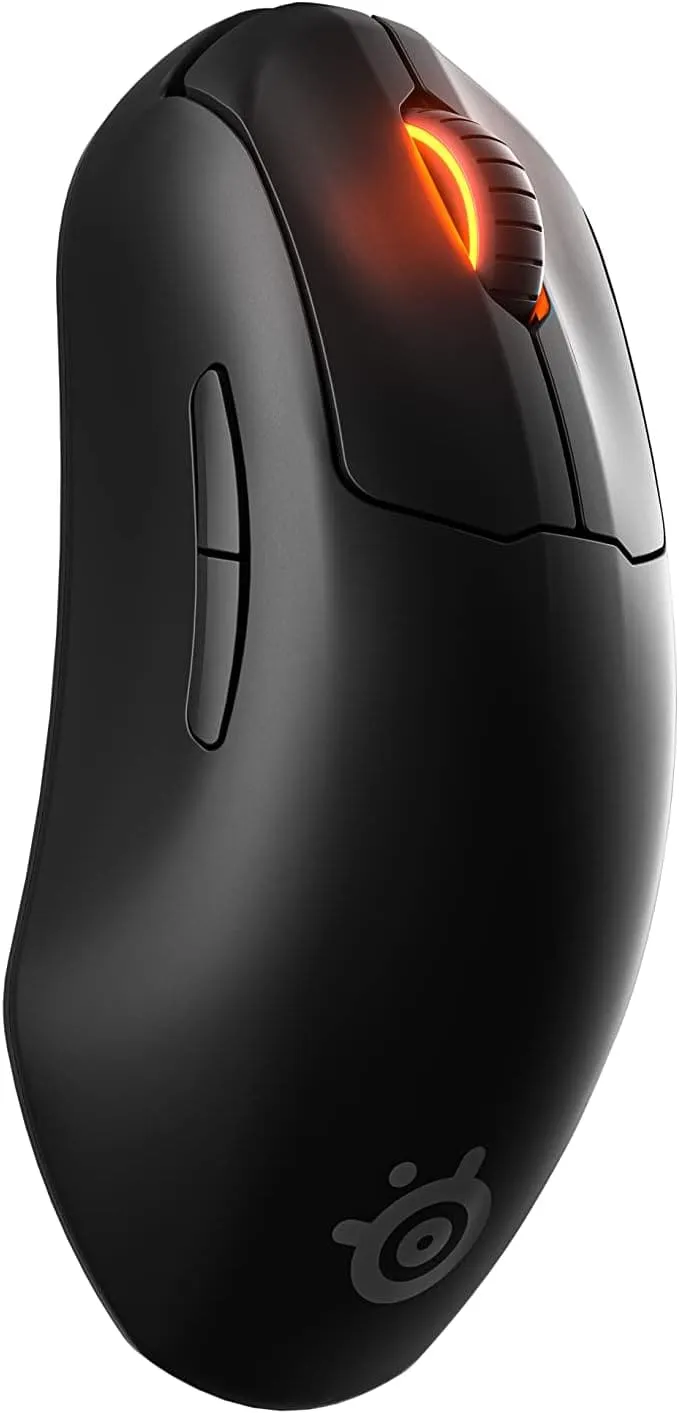 SteelSeries Prime Mini Wireless - Esports Performance Wireless Gaming Mouse - 100 Hour Battery - Magnetic Optical Switches -  Mini Form Factor, Black