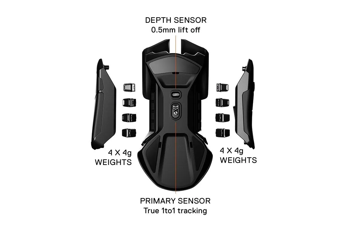 SteelSeries Rival 600 Wired Precision Esports Mouse with Dual Sensor Lift Detection | TrueMove 3  Optical Sensor