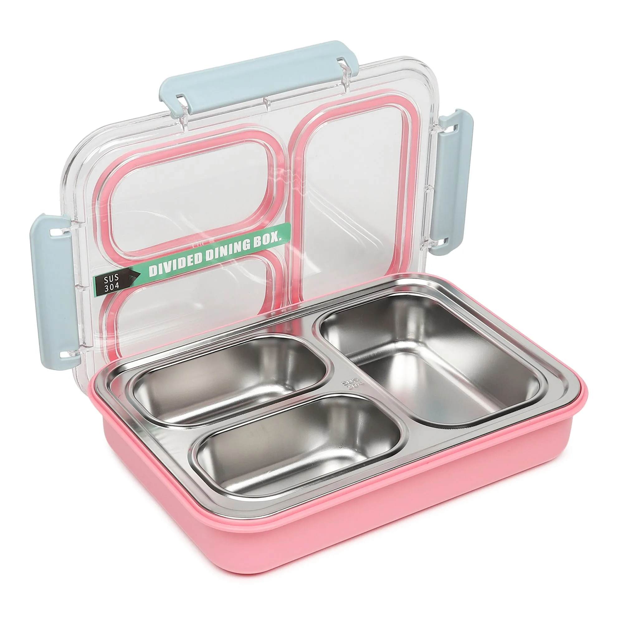 Stylish 3 Compartment Bento Lunch Box