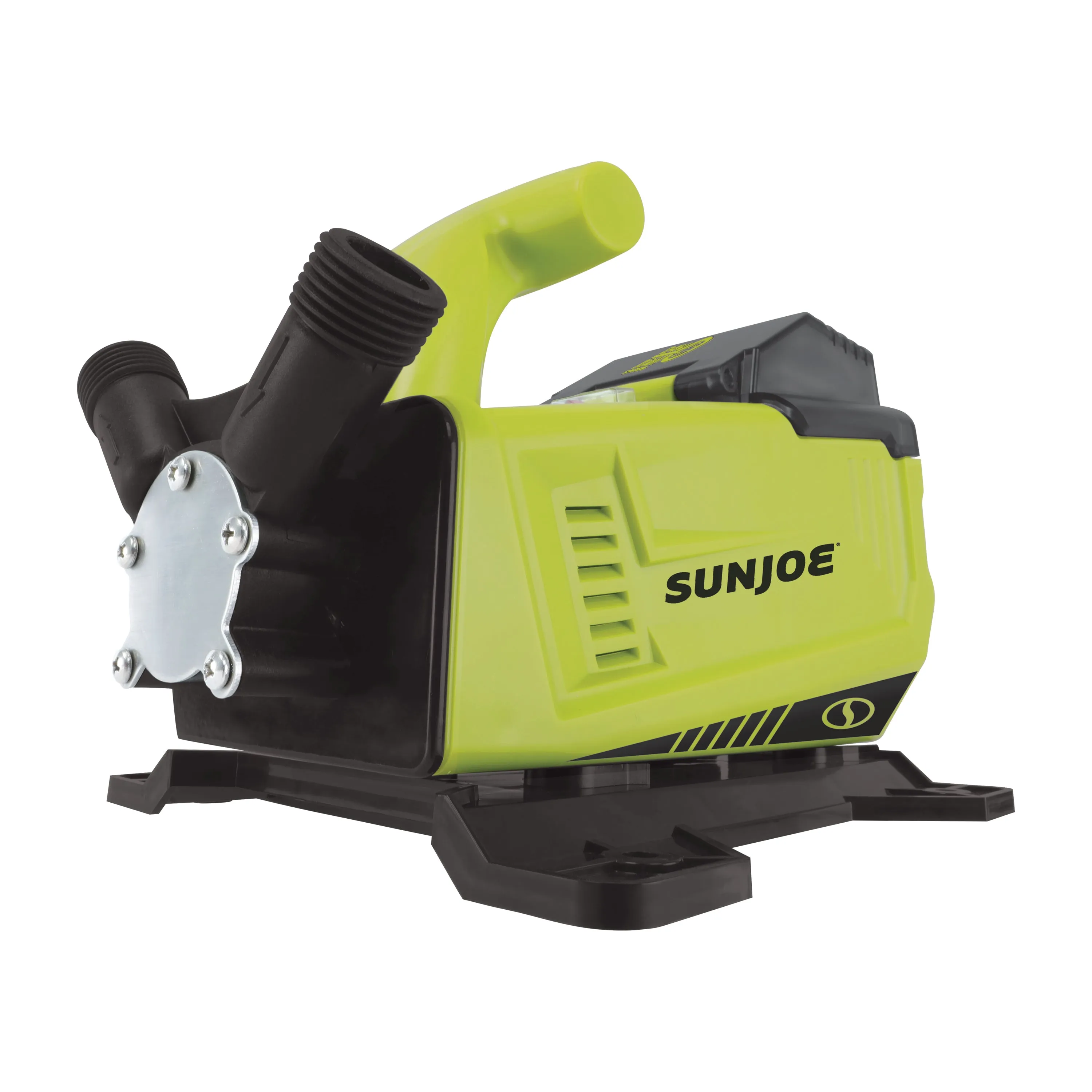 Sun Joe 24V-XFP5-CT 24-Volt iON  Cordless 5.0-GPM Transfer Pump | 13-Ft Suction Lift | 52-Ft Head Height | Tool Only