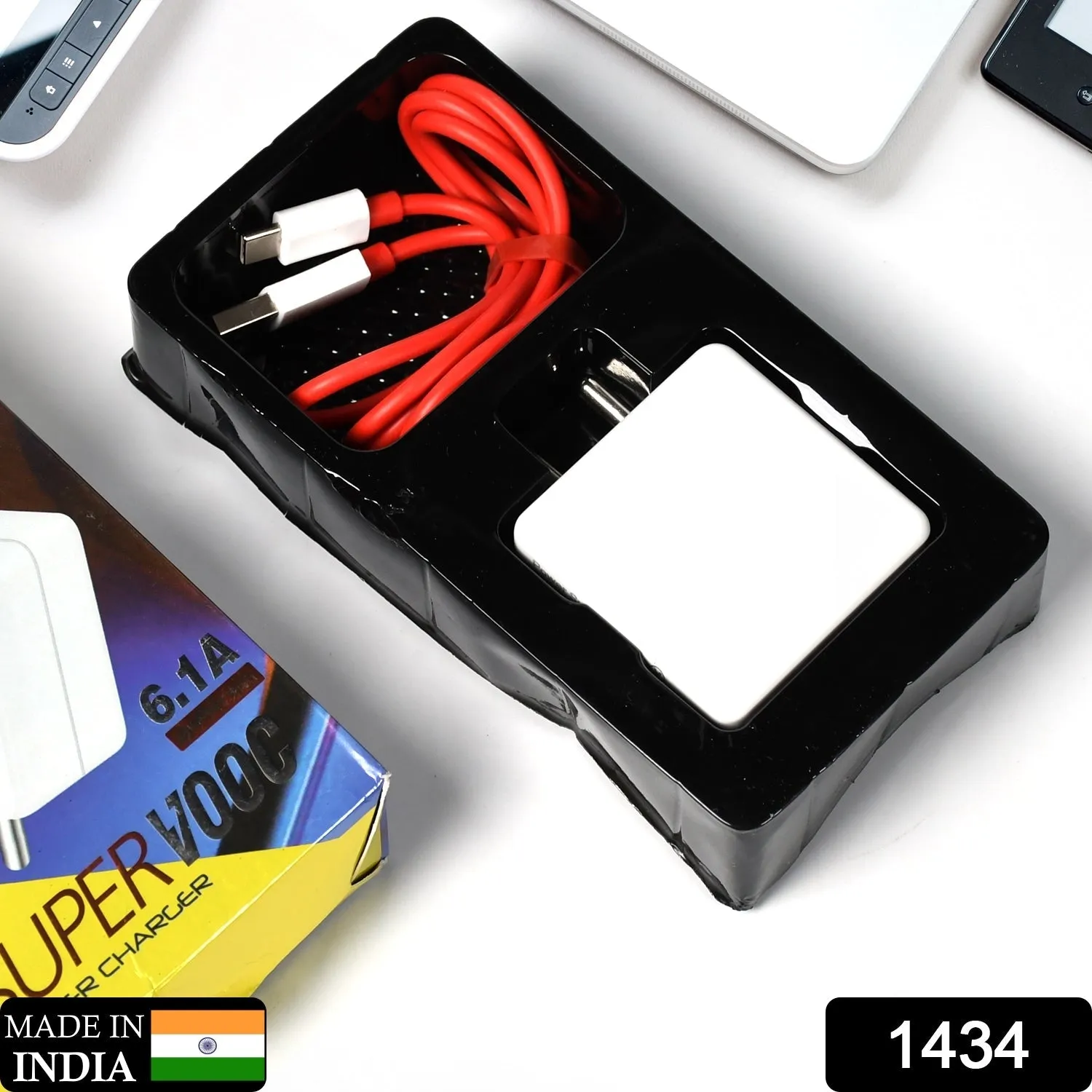 Super Fast Charger With Cable for All iPhone, Android, Smart Phones, Tablets