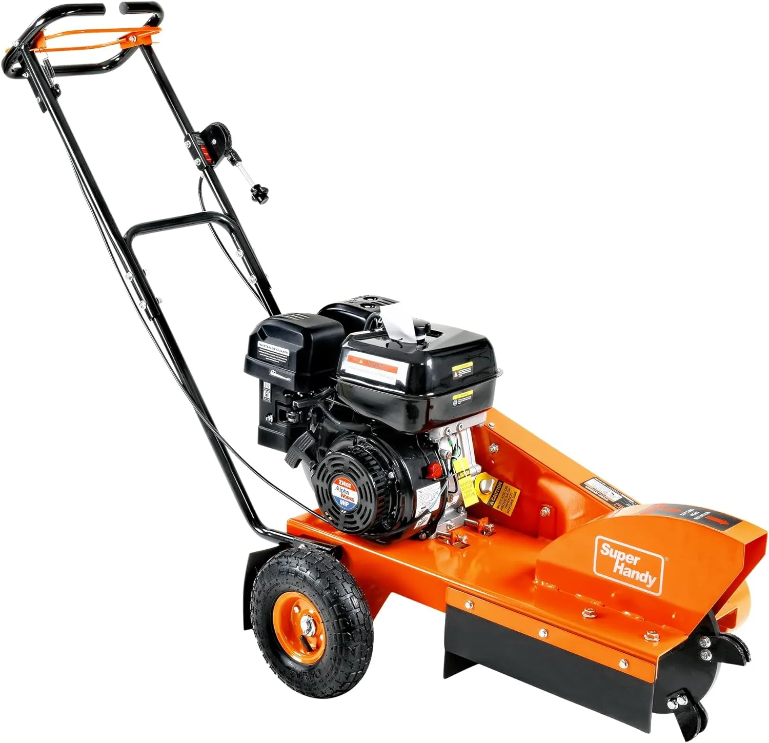 Super Handy GUO110 Stump Grinder Gas 9 HP Alphaworks Engine with 12" Blade and 6 Carbide Teeth Direct Drive New