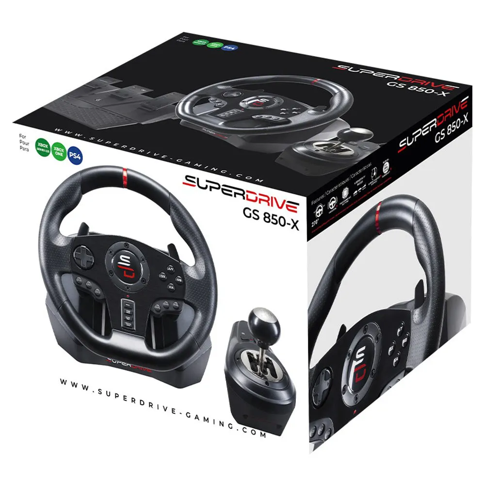 Superdrive GS850-X Steering Wheel - Black | 702168