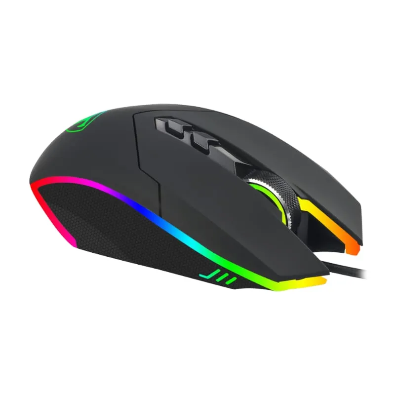 T-Dagger Lieutenant 8000Dpi 10 Button|180Cm Cable|Ambi-Design|Rgb Backlit Gaming Mouse - Clear Black