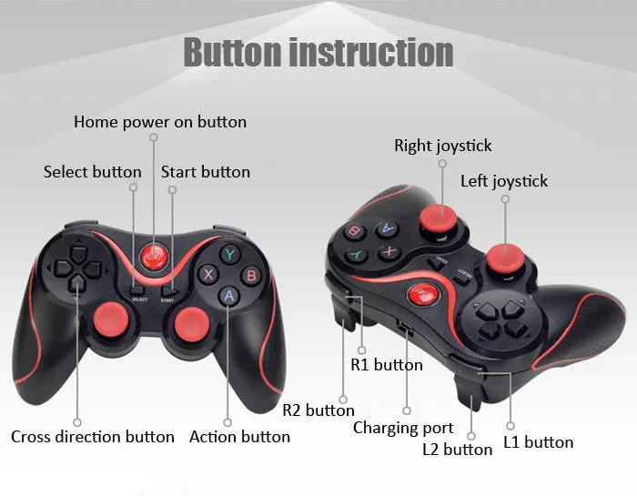 T3 Smart Phone Wireless Game Controller Wireless