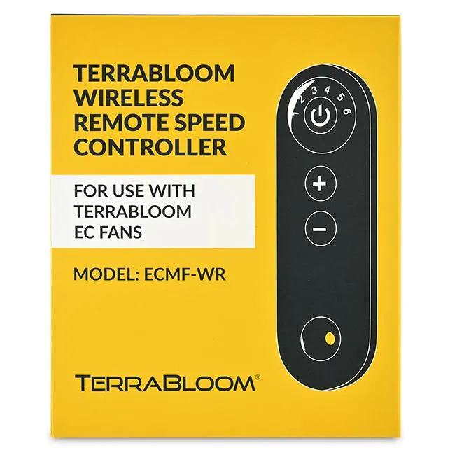 TerraBloom Wireless Remote Speed Controller Add-On Module for ECMF Series Fans