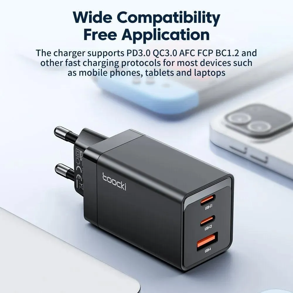 Toocki GaN USB C Fast Charger: Efficient Charging for Phones & Laptops