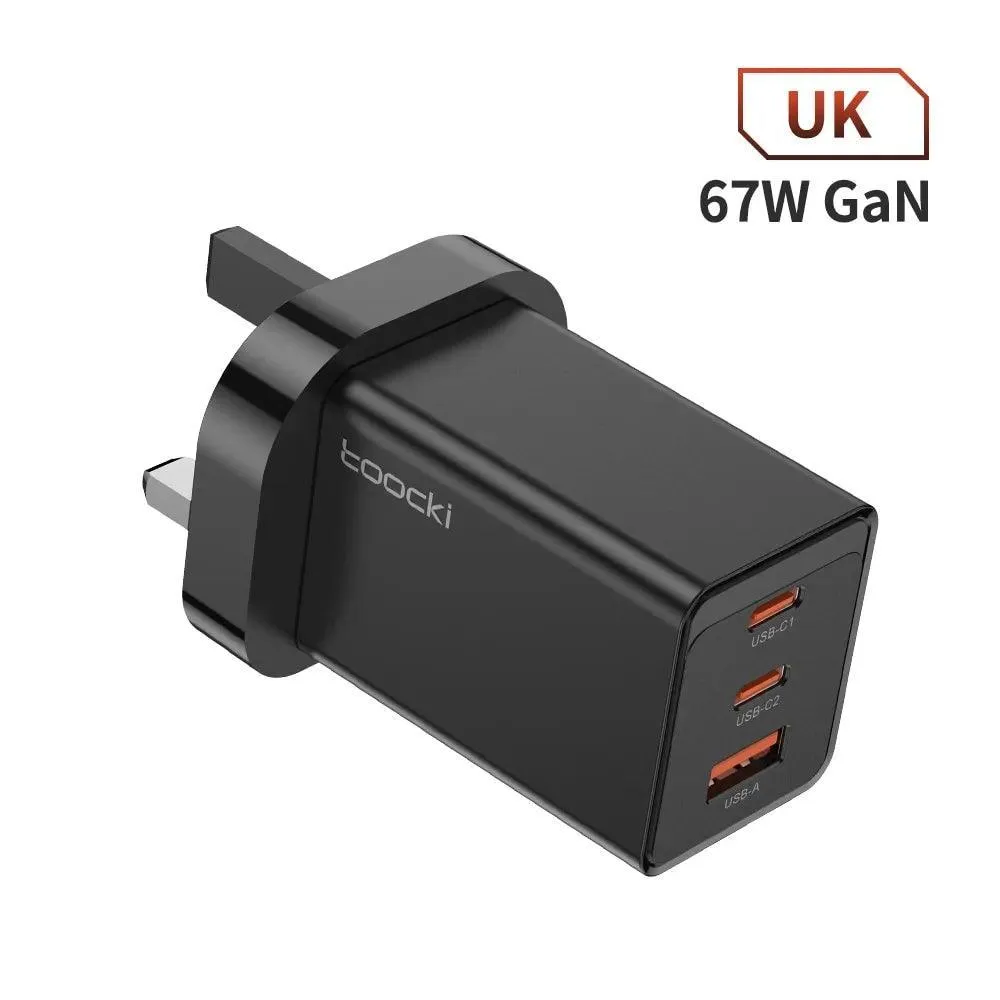 Toocki GaN USB C Fast Charger: Efficient Charging for Phones & Laptops