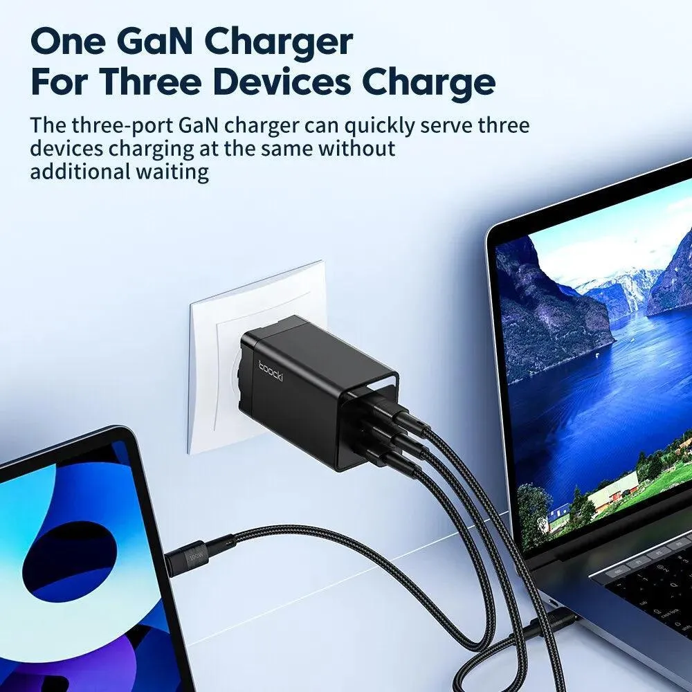 Toocki GaN USB C Fast Charger: Efficient Charging for Phones & Laptops