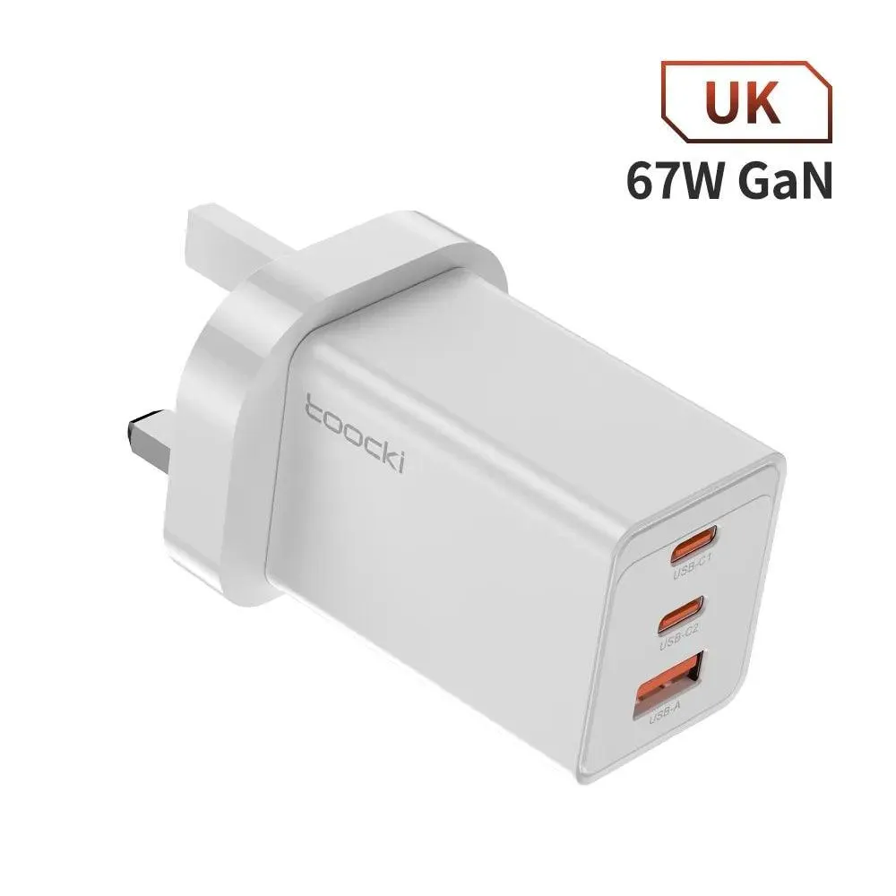 Toocki GaN USB C Fast Charger: Efficient Charging for Phones & Laptops