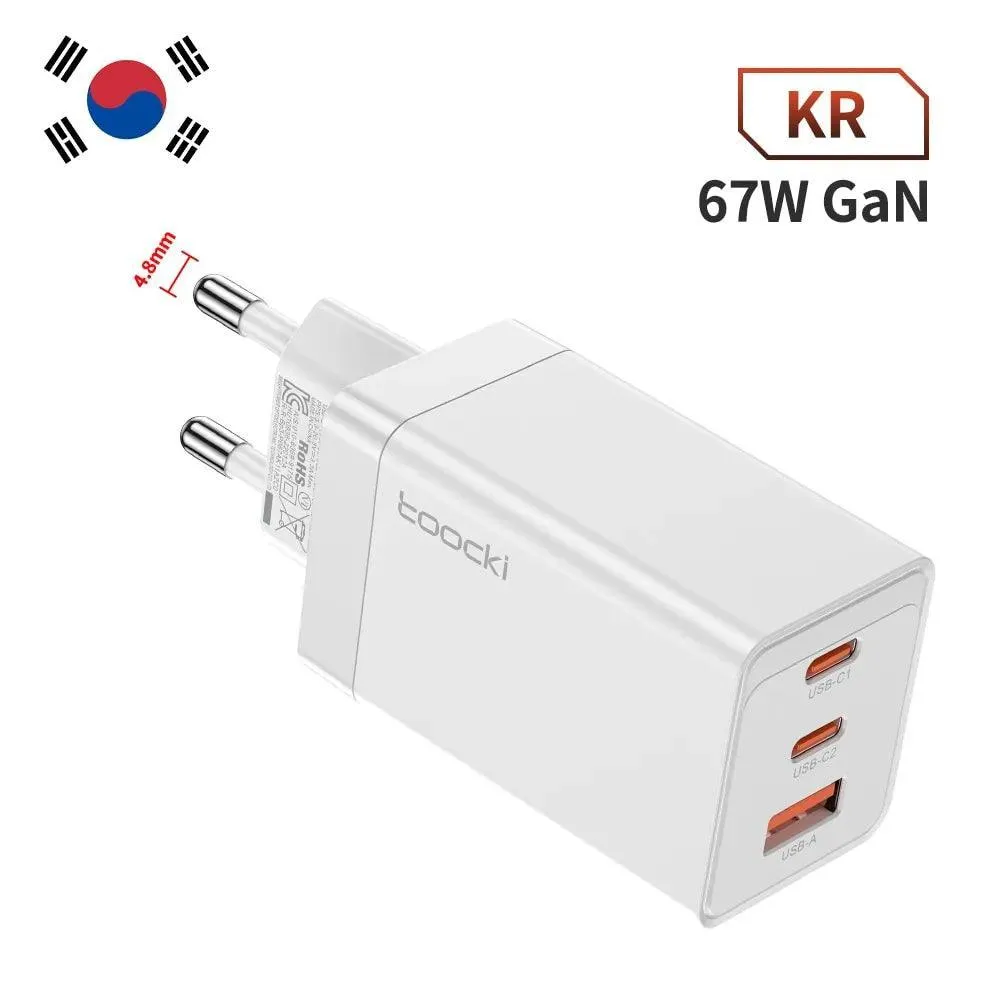 Toocki GaN USB C Fast Charger: Efficient Charging for Phones & Laptops