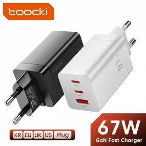 Toocki GaN USB C Fast Charger: Efficient Charging for Phones & Laptops