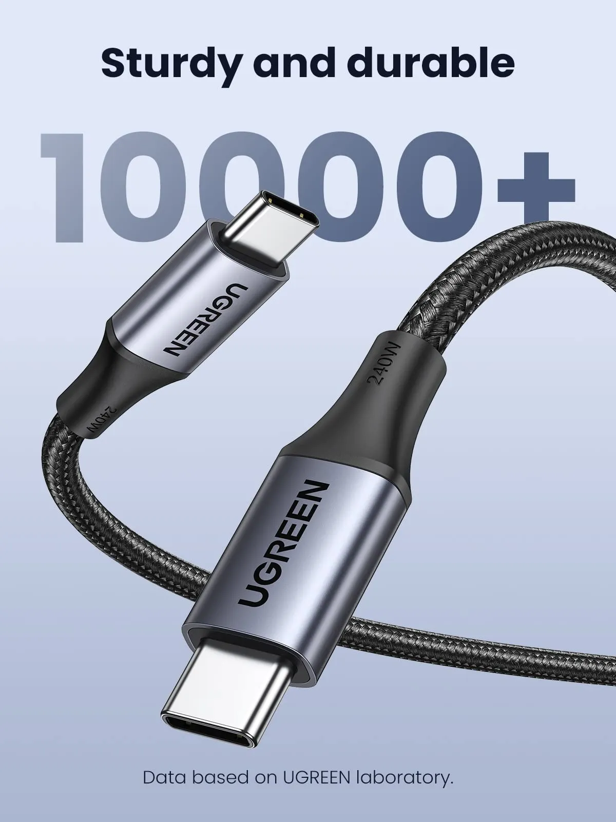 UGREEN 240W USB C to USB C Charger Cable 1M, PD 3.1 Fast Charge