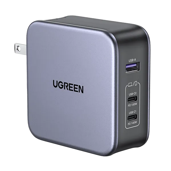 UGREEN Nexode 140W USB C GaN iphone Charger-3 Ports Wall Charger