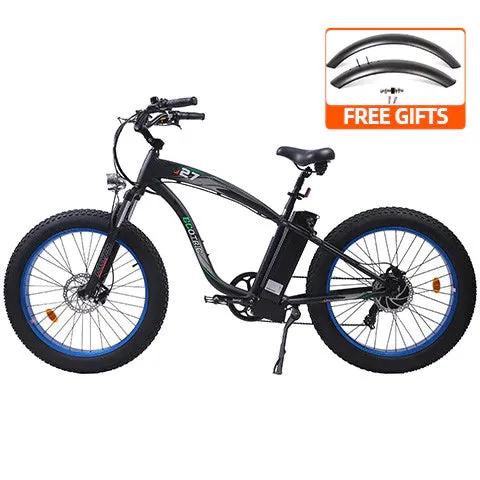 UL Certified-Ecotric 20inch white portable and folding fat bike model Dolphin