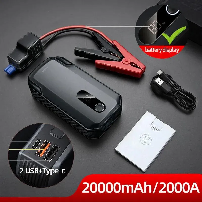 Ultimate High-Power Portable Car Jump Starter and Emergency Power Bank