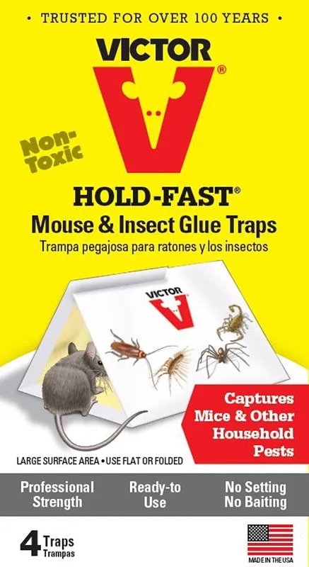 Victor M182 Mouse Glue Board :BX 4: QUANTITY: 1