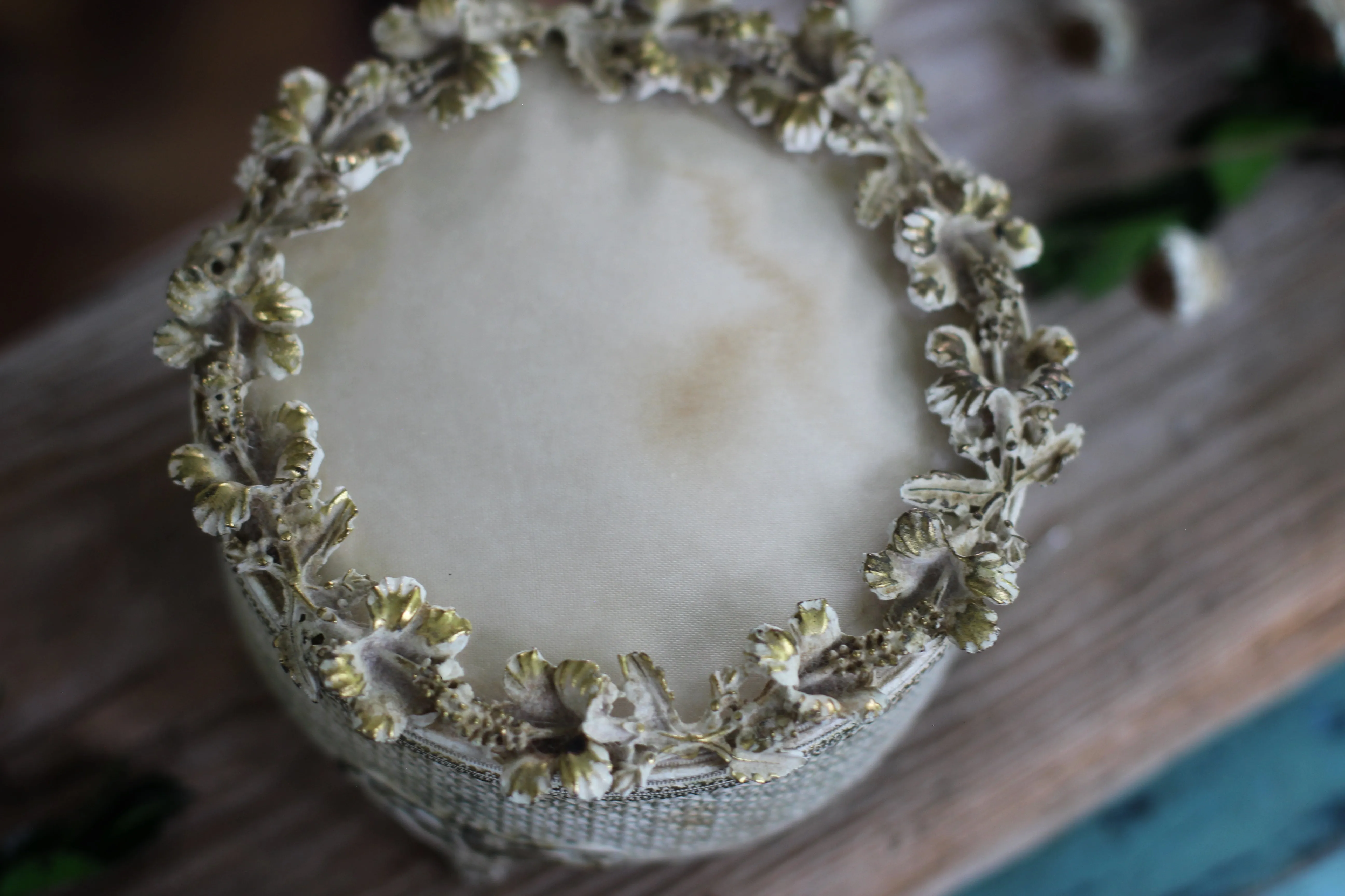 Vintage Dogwood Flowers Jar