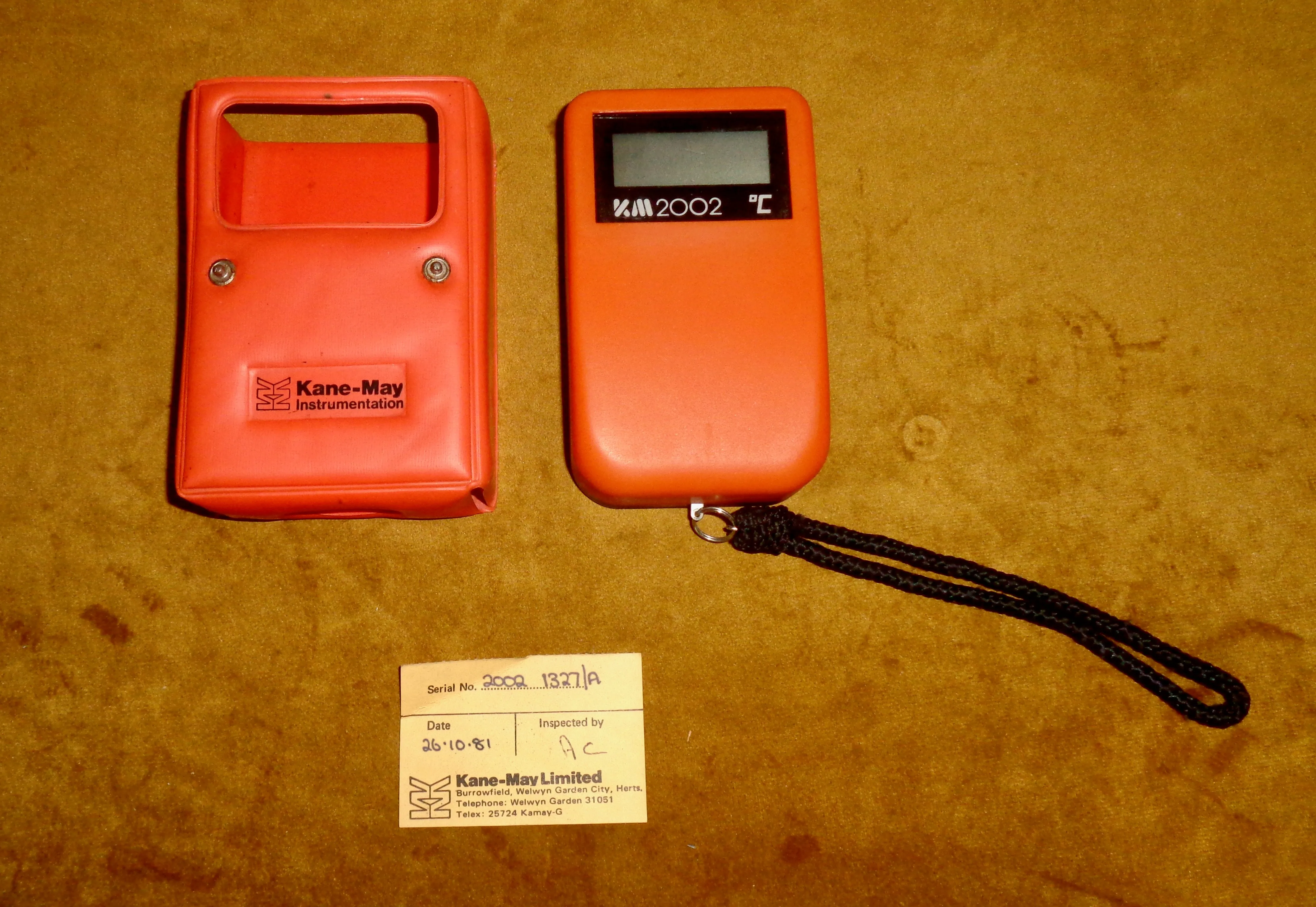 Vintage Portable KM 2002 Digital Thermometer ℃