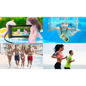 Waterproof Phone Case and 5000 MAH Solar Charger Combo