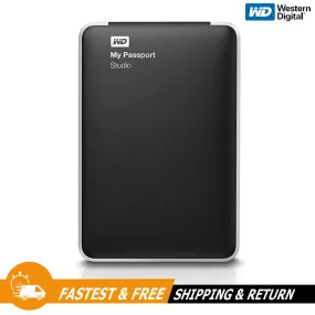 WD My Passport Studio External Hard Drive 500GB FireWire 800 USB, WDBALG5000ABK