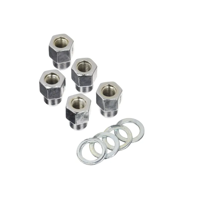 Weld Lug Nuts 1/2" RH Open End w/ Washers 5-Pack