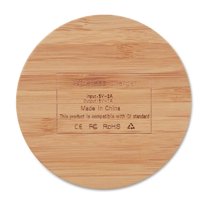 Wireless Charger Bamboo 5w | RUNDO - MO9434